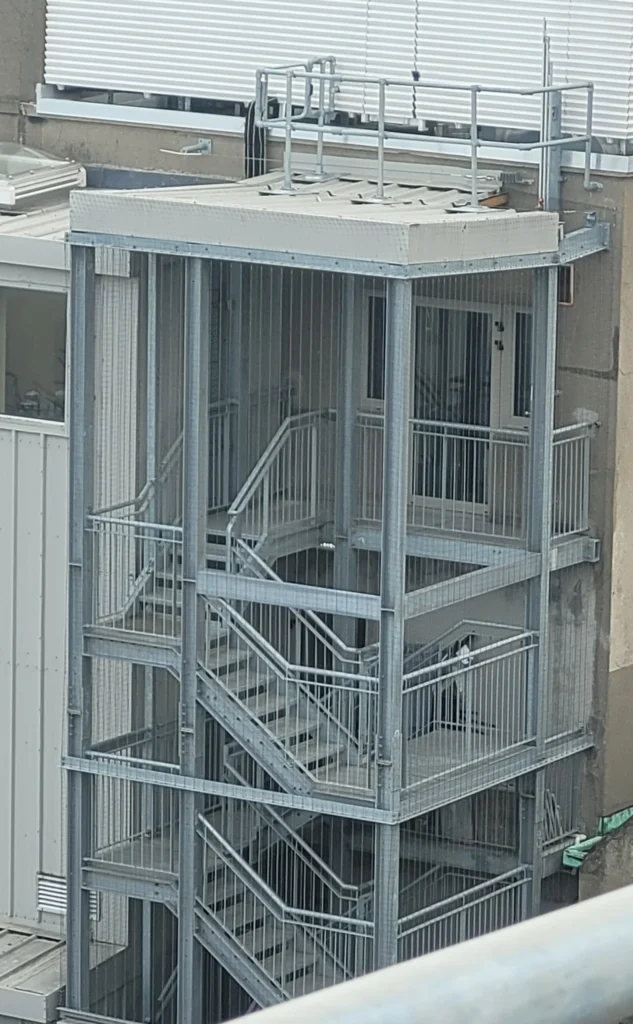 Bird Wiring Fire Escape scaled 1