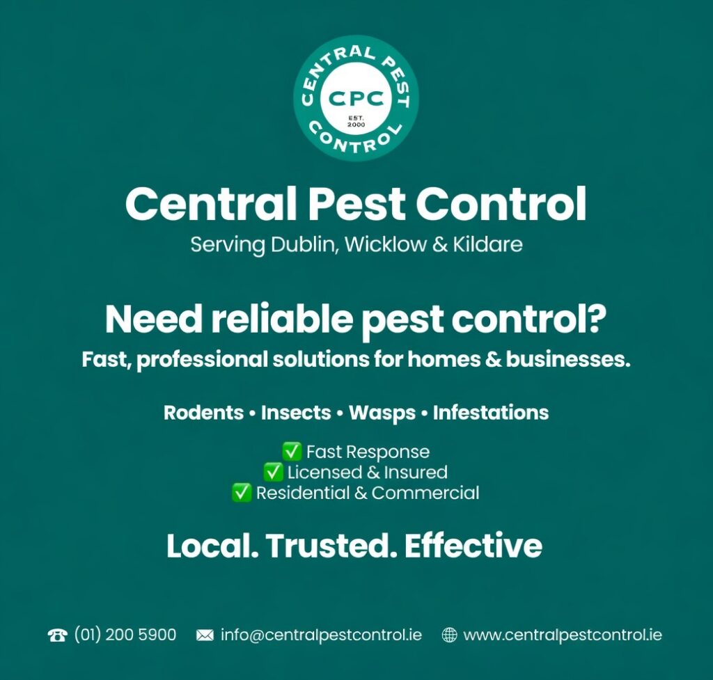 Central Pest Control – Serving Dublin, Wicklow & Kildare