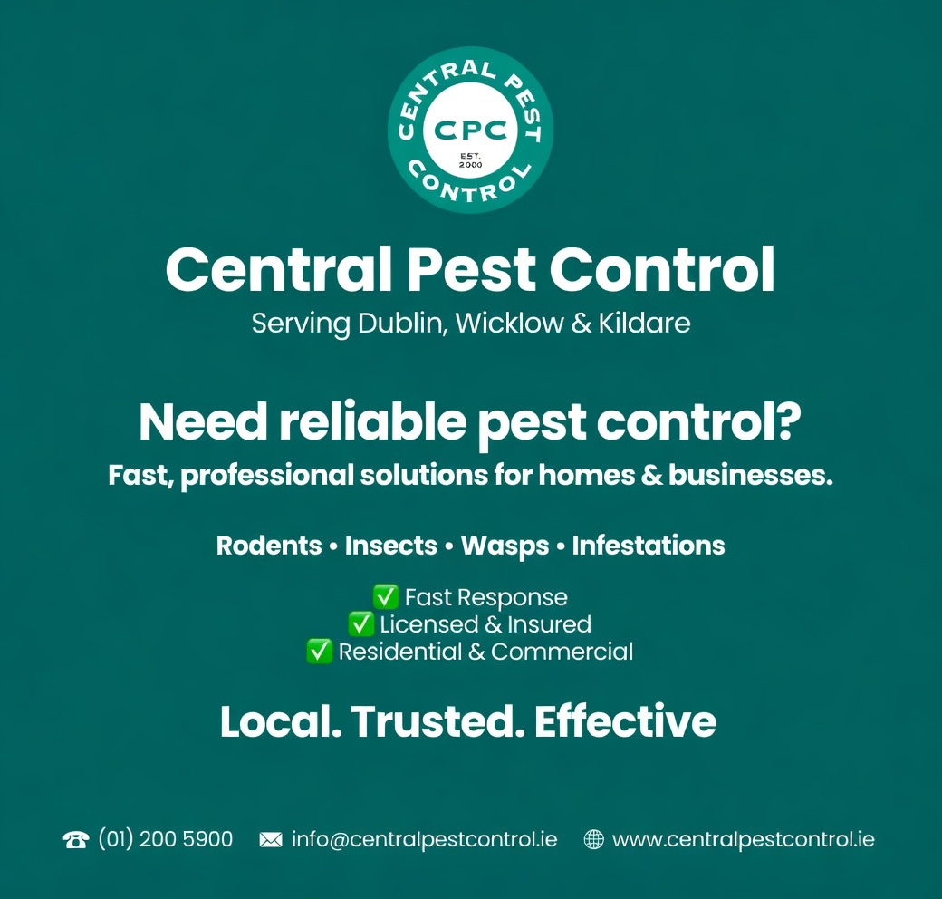 Central Pest Control – Serving Dublin, Wicklow & Kildare