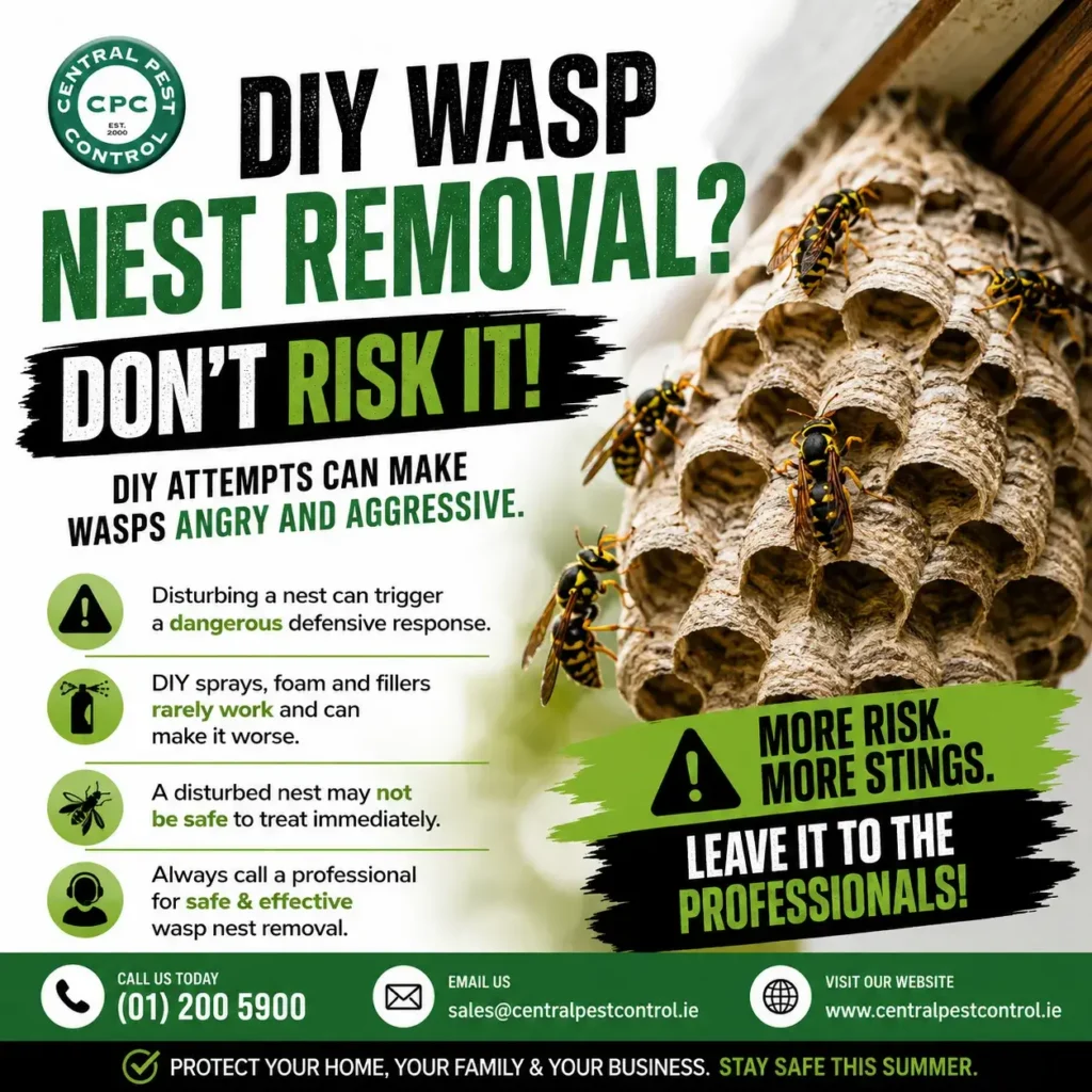 DIY Wasp Nest Removal