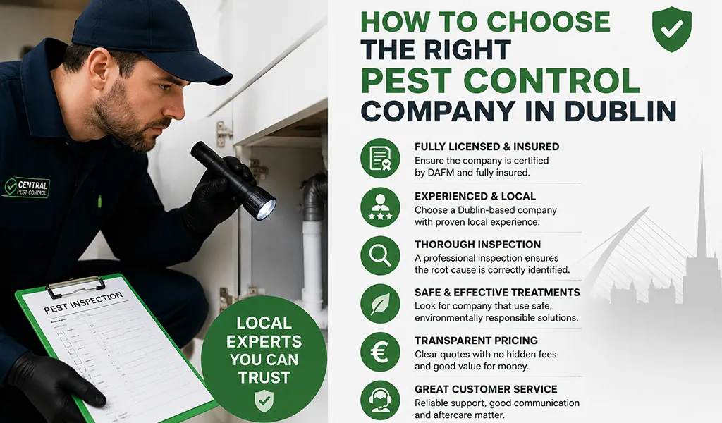 7-point checklist for choosing a Pest Control Company in Dublin