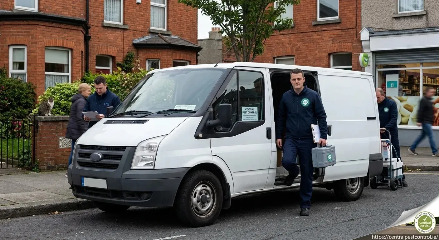 Professional rat control Dublin service with a licensed technician providing fast and discreet rodent removal for a residential property.